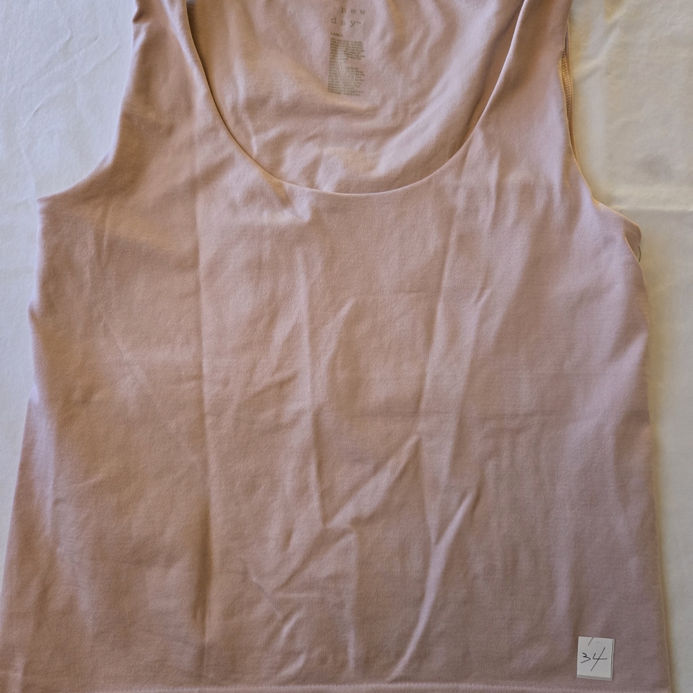 a new day Light Pink Tank Top
